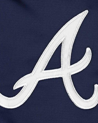 Pick & Roll Atlanta Braves Navy Blue Jacket