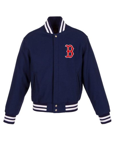 Boston Red Sox Navy Varsity Wool Jacket