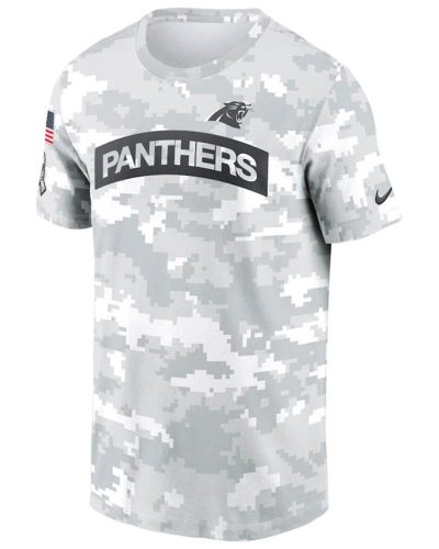 Carolina Panthers Salute To Service Camo 2024 T-shirt