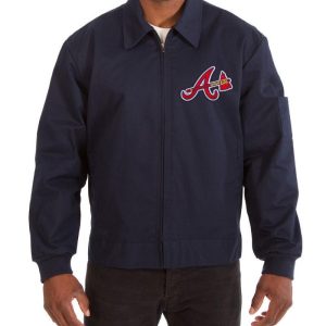 Atlanta Braves Cotton Blue Jacket