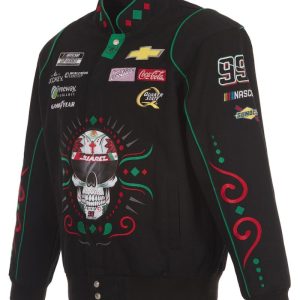 Men's Daniel Suarez JH Design Black Chevy Full-Snap Twill Uniform Jacket