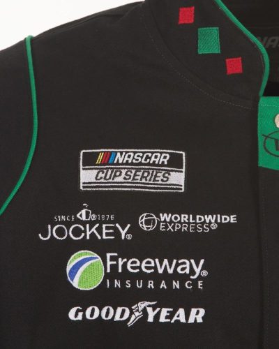 Men's Daniel Suarez JH Design Black Chevy Full-Snap Twill Uniform Jacket