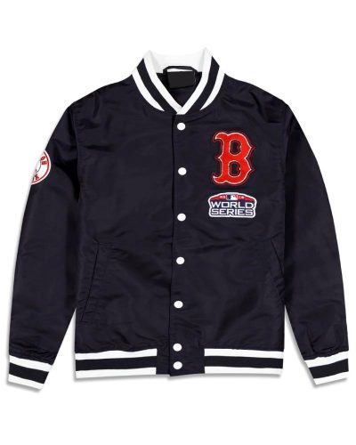 World Series Boston Red Sox Logo Select Black Jacket