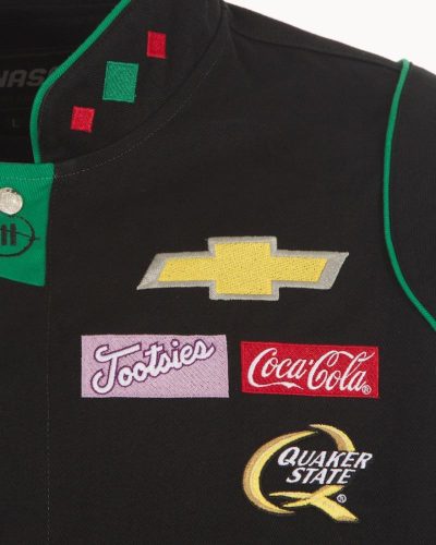 Men's Daniel Suarez JH Design Black Chevy Full-Snap Twill Uniform Jacket