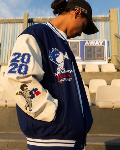 Team Spirit Letterman Levitation Blue Jacket