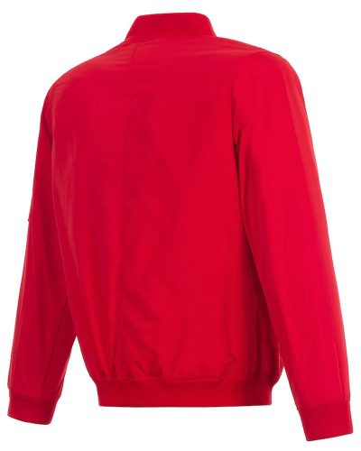Atlanta Braves Bomber Red Nylon Jacket