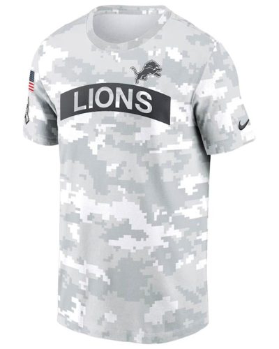 Detroit Lions Salute To Service Camo 2024 T-shirt