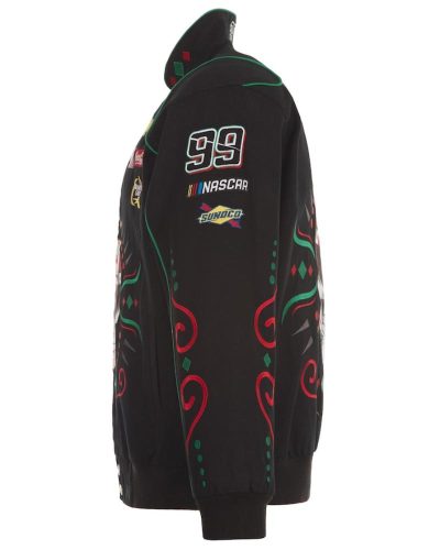 Men's Daniel Suarez JH Design Black Chevy Full-Snap Twill Uniform Jacket