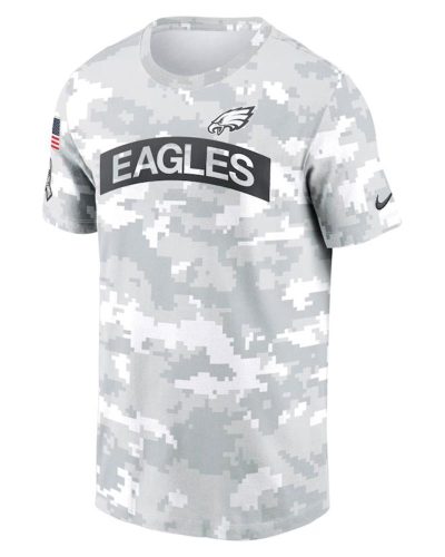 Philadelphia Eagles Salute To Service Camo 2024 T-shirt