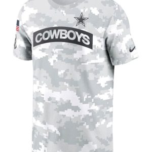 Dallas Cowboys Salute To Service Camo 2024 T-shirt