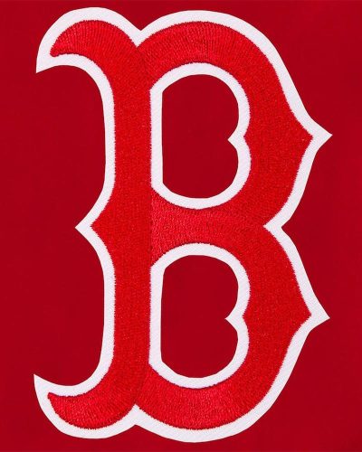 Boston Red Sox Red Nylon Bomber Jacket