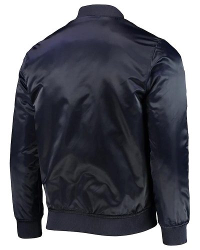 Boston Red Sox Wordmark Navy Blue Satin Jacket