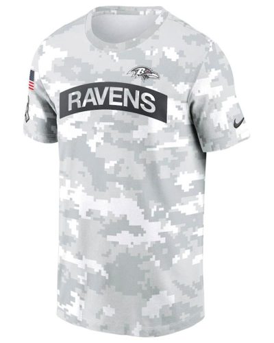 Baltimore Ravens Salute To Service Camo 2024 T-shirt
