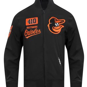 Baltimore Orioles Area Code Black Jacket