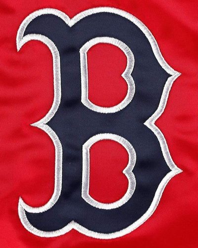 Boston Red Sox Pick & Roll Red Satin Jacket