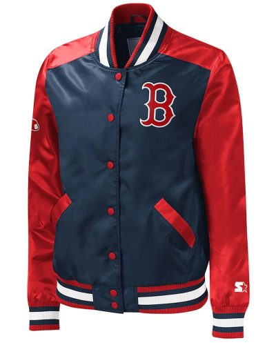 Boston Red Sox The Legend Red/Blue Satin Jacket