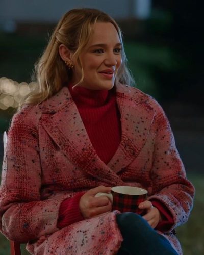 Holiday Touchdown A Chiefs Love Story 2024 Hunter King Pink Coat