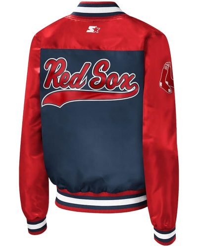 Boston Red Sox The Legend Red/Blue Satin Jacket