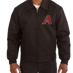 Arizona Diamondbacks Black Workwear Jacket