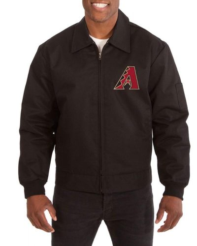 Arizona Diamondbacks Black Workwear Jacket