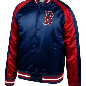 Blue/Red Boston Red Sox Satin Jacket