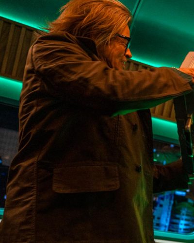 Bullet Train Brad Pitt Pea Coat
