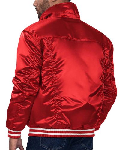 Boston Red Sox Red Silver Tab Trucker Jacket