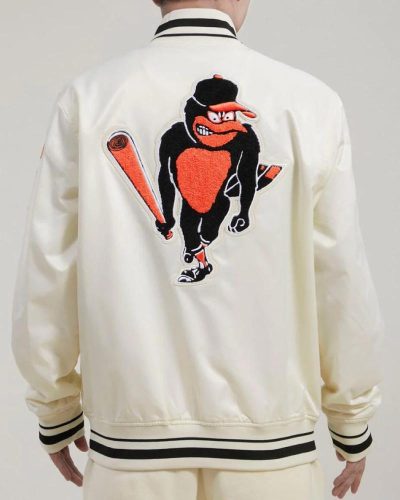 Baltimore Orioles Retro Classic Rib Satin Jacket