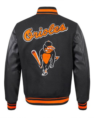 Baltimore Orioles Retro Classic Rib Varsity Jacket