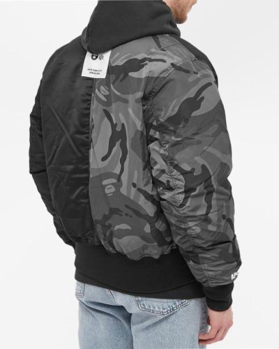 AAPE x Alpha Industries Reversible Camo MA1 Jacket