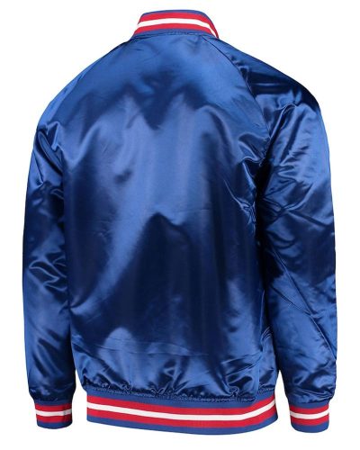 Atlanta Braves Royal Lightweight Satin Jacket