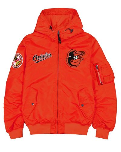 Baltimore Orioles Historic L-2b Hooded Bomber Jacket