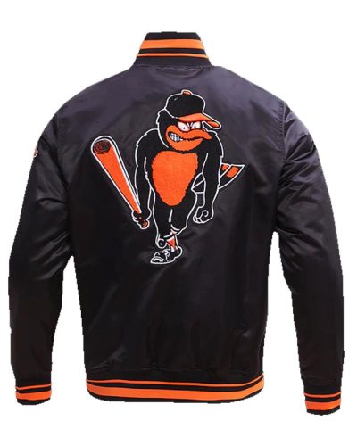 Baltimore Orioles Retro Classic Rib Satin Jacket