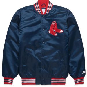 Boston Red Sox Classic Navy Satin Jacket