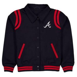 Atlanta Braves Sport Night Teddy Varsity Jacket