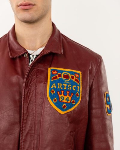 Varsity Leather Jacket From Queen's University