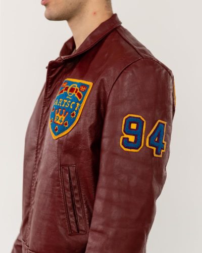 Varsity Leather Jacket From Queen's University
