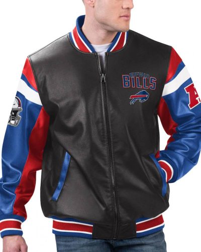 Buffalo Bills G-iii Black Varsity Jacket