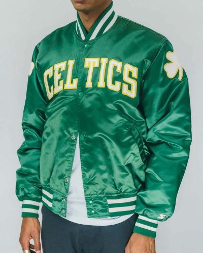 Boston Celtics Bomber Starter Jacket