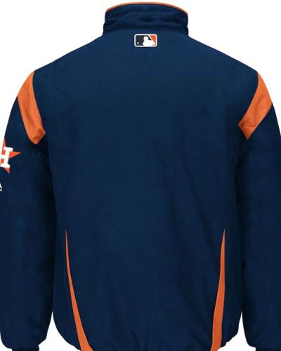 Men's Houston Astros Majestic Navy On-Field Full-Zip Jacket