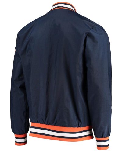 Men's Houston Astros Starter Navy The Jet Iii Full-snap Jacket