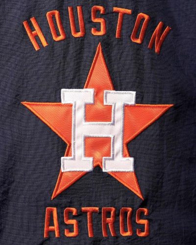 Men's Houston Astros Starter Navy The Jet Iii Full-snap Jacket