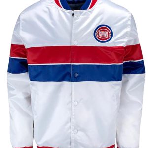 35th Anniversary Detroit Pistons White Jacket