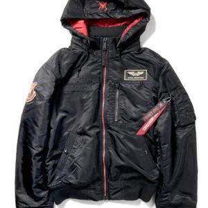 STRICT-G x ALPHA Mobile Suit Gundam Hooded Rib Jacket
