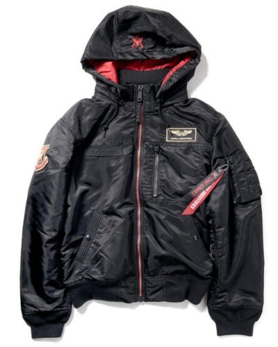 STRICT-G x ALPHA Mobile Suit Gundam Hooded Rib Jacket