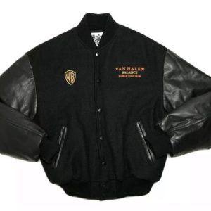 Van Halen Balance World Tour Leather Wool Jacket