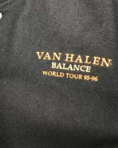 Van Halen Balance World Tour Leather Wool Jacket