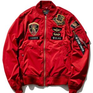 Strict-G Alpha Industries Red Ma-1 Jacket