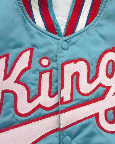 80’s Sacramento Kings Mint Satin Jacket