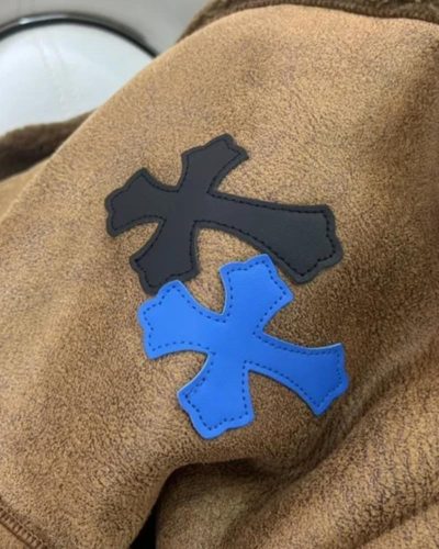 Chrome Hearts Reversible Leather And Fur Hooded Jacket